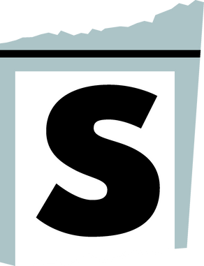 Magazine Cutout Letter S Typography