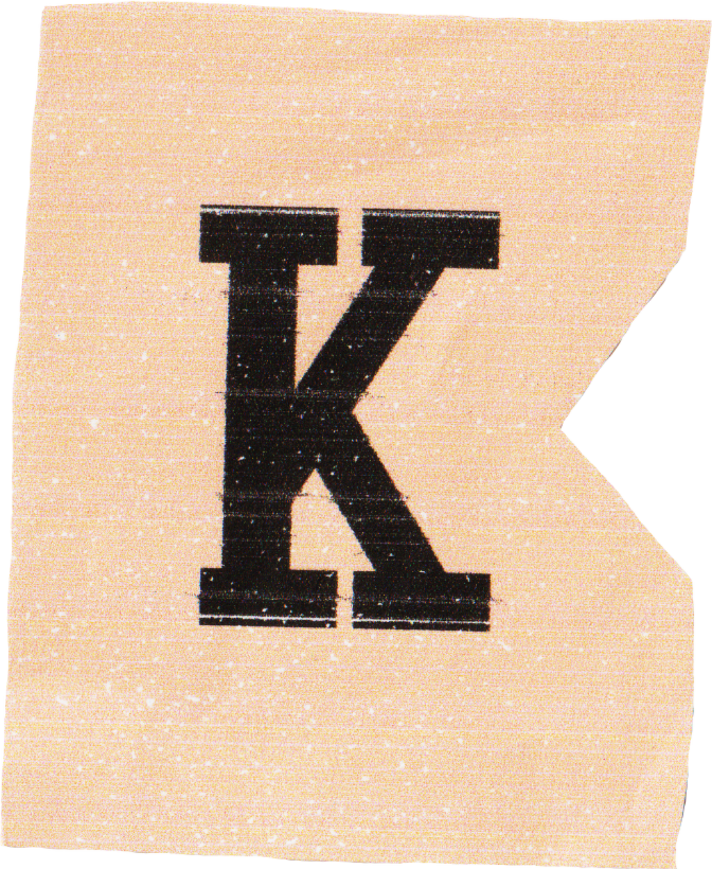 DIY Zine Modular Letter K