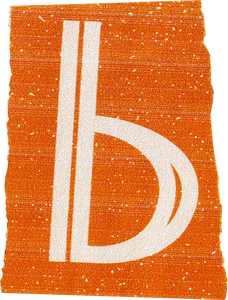 DIY Zine Modular Letter B