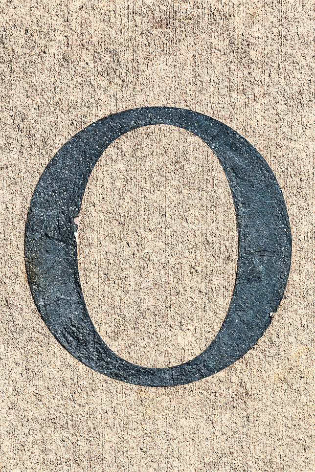 Alphabet Capital Letter O