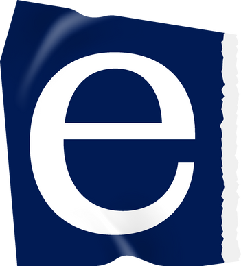 Magazine Cutout Letter E